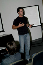 Modern Man seminar: Ben talking about how to be an alpha male