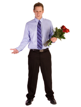 Rejected for buying a woman flowers