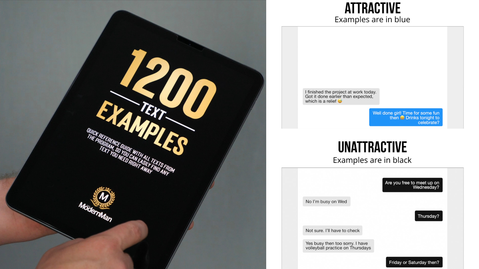 1200 Text Examples. Free Bonus. Instant Download