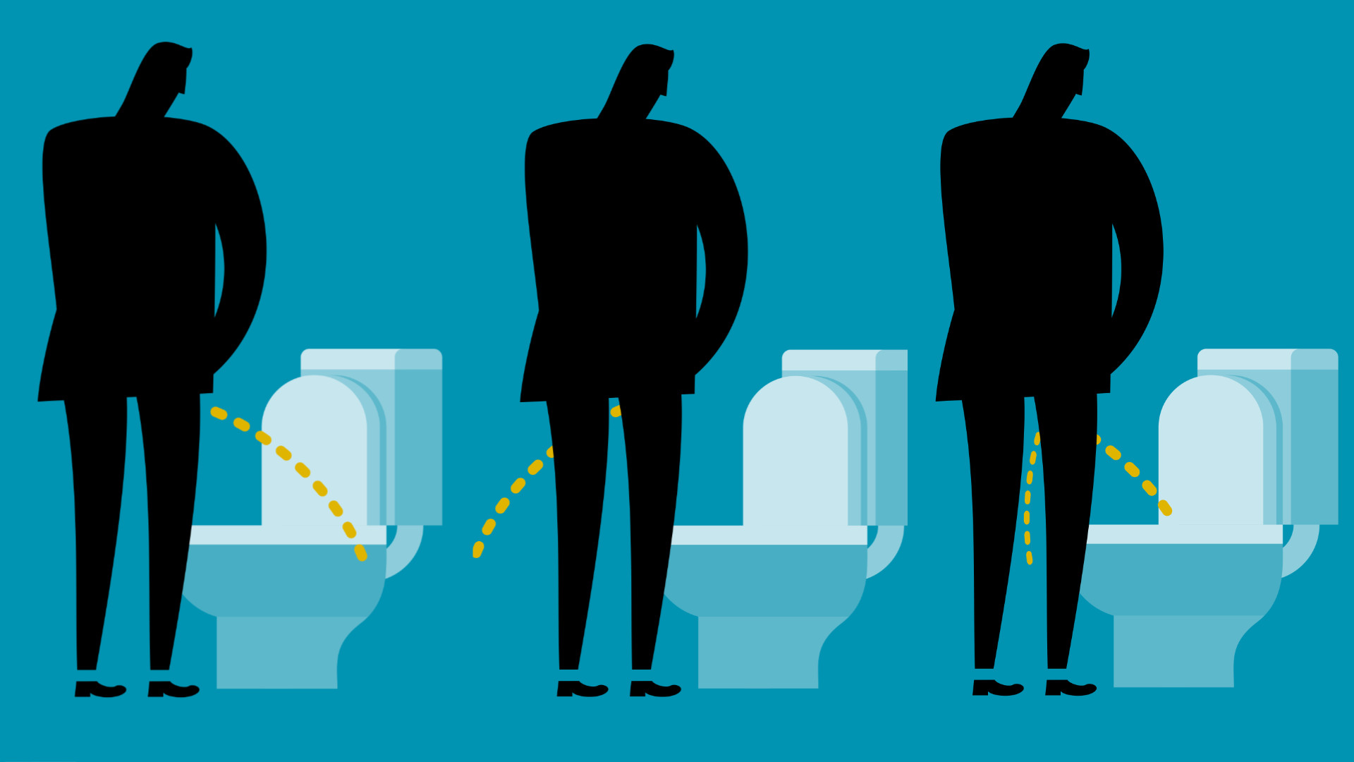 Why do guys pee on the floor?