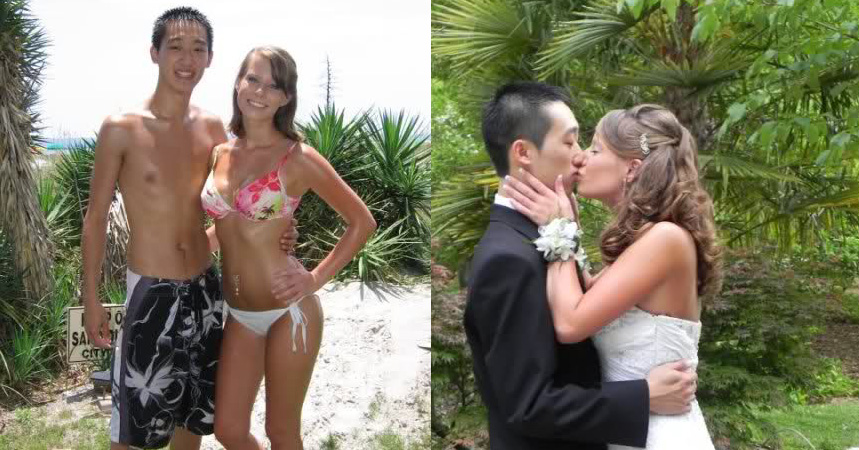 Asian guy marrying a white girl