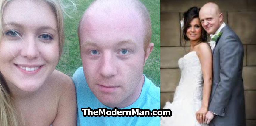 Bald guy with pretty woman. She finds him attractive