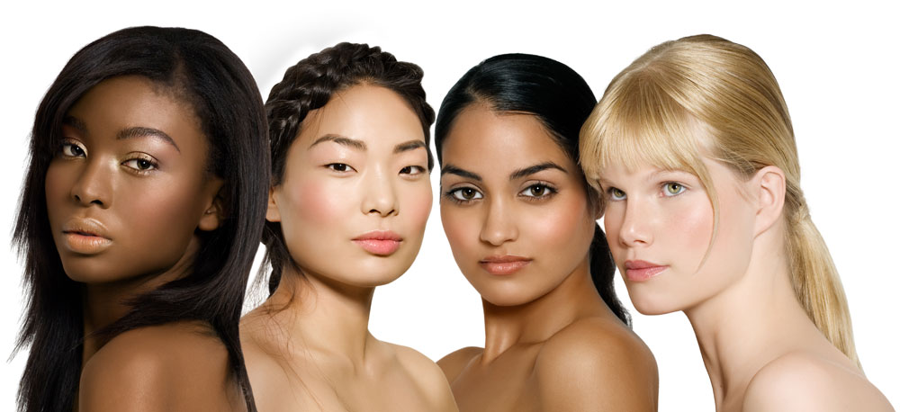 Beautiful women - different races