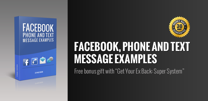 Facebook, Phone and Text Message Examples