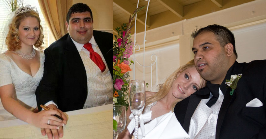 Fat guys getting married