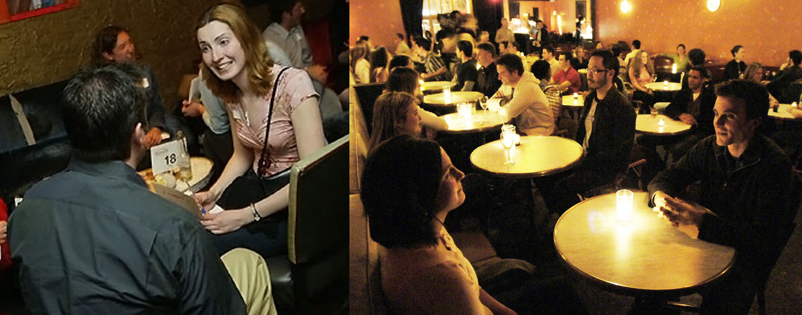 Finding single women at speed dating events