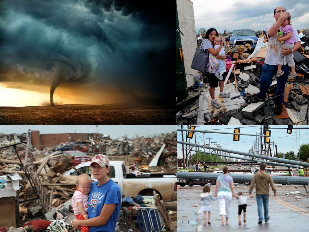 Life isn't always easy. Humans are often just a hurricane or natural disaster away from basic survival