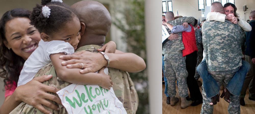 Long distance relationship: Soldier returning home