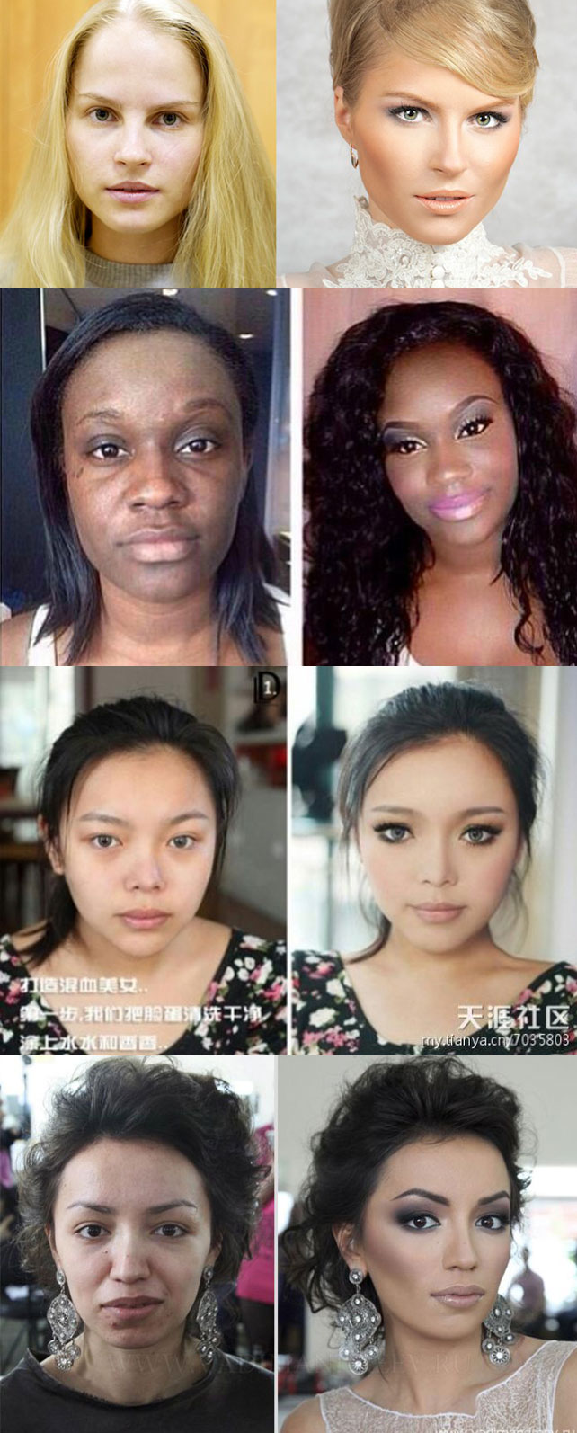 Make up - mixed races