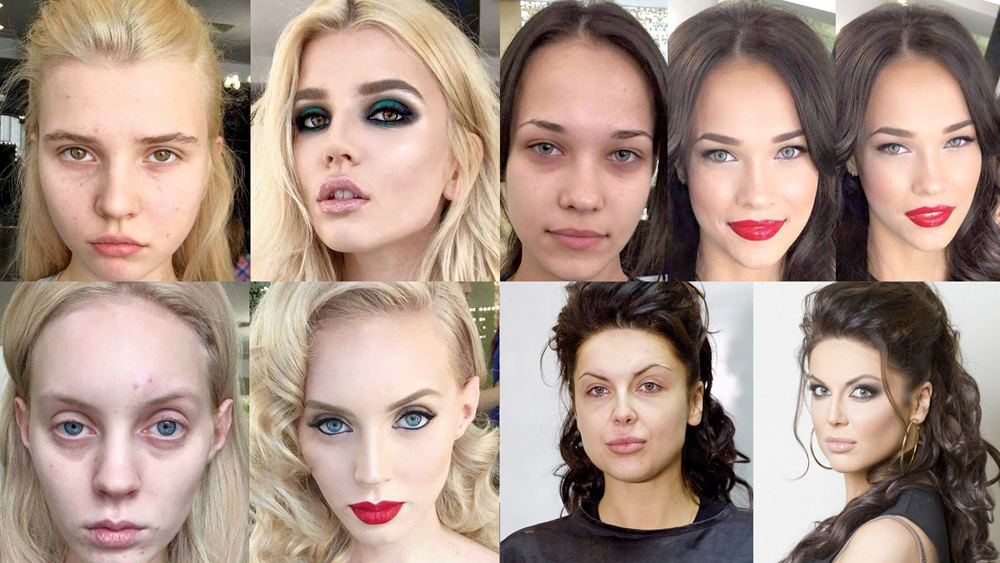 Make up tricks men into thinking that women are more attractive than they are