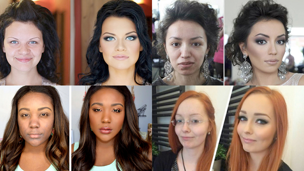 Make up tricks men into thinking that women are more attractive than they are