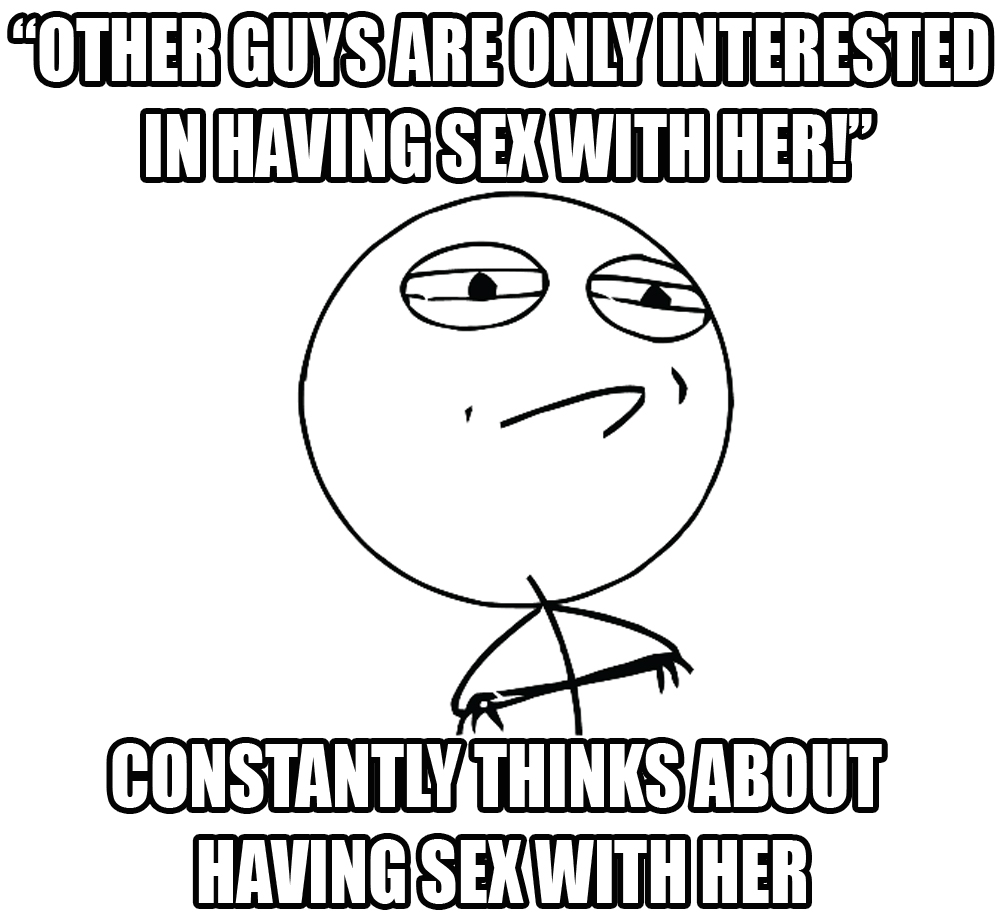 Other guys are only interested in having sex with her