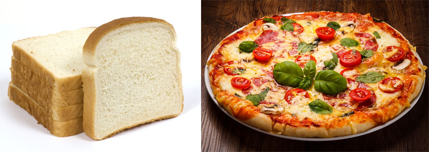 Pizza vs bread