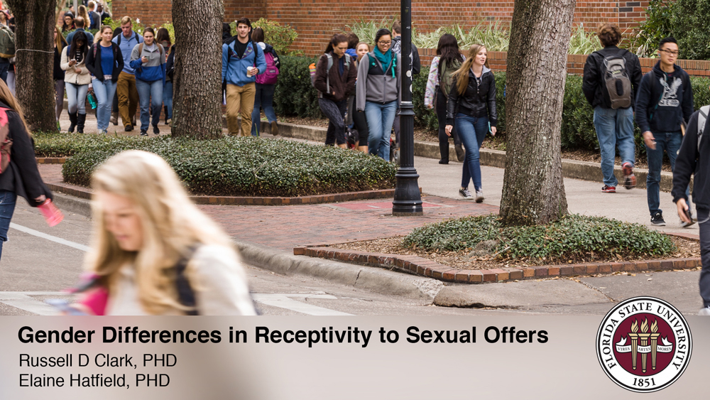 Science of attraction: Gender differences in receptivity to sexual offers