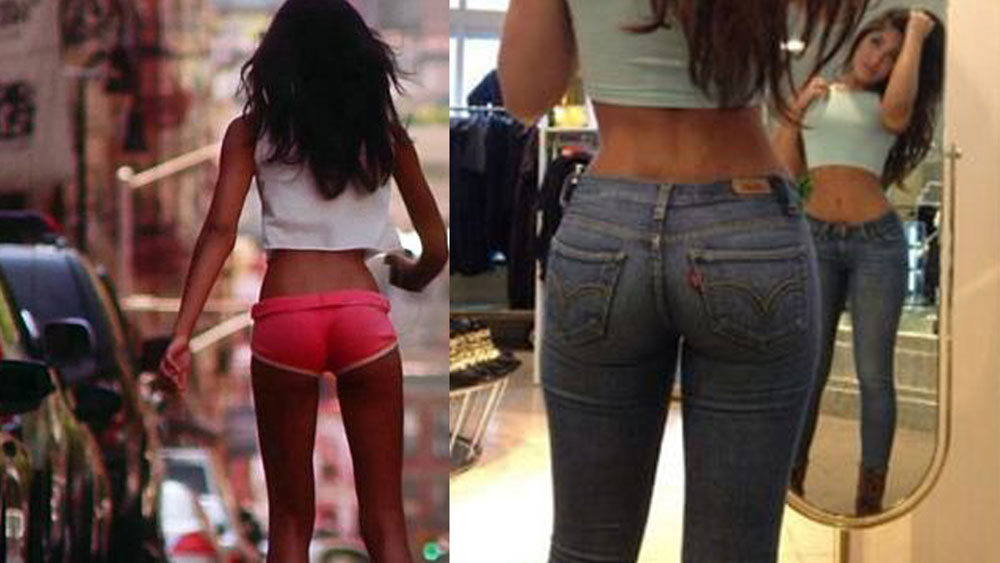 Thigh gaps are on display in modern culture